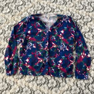 Talbots floral cardigan XL